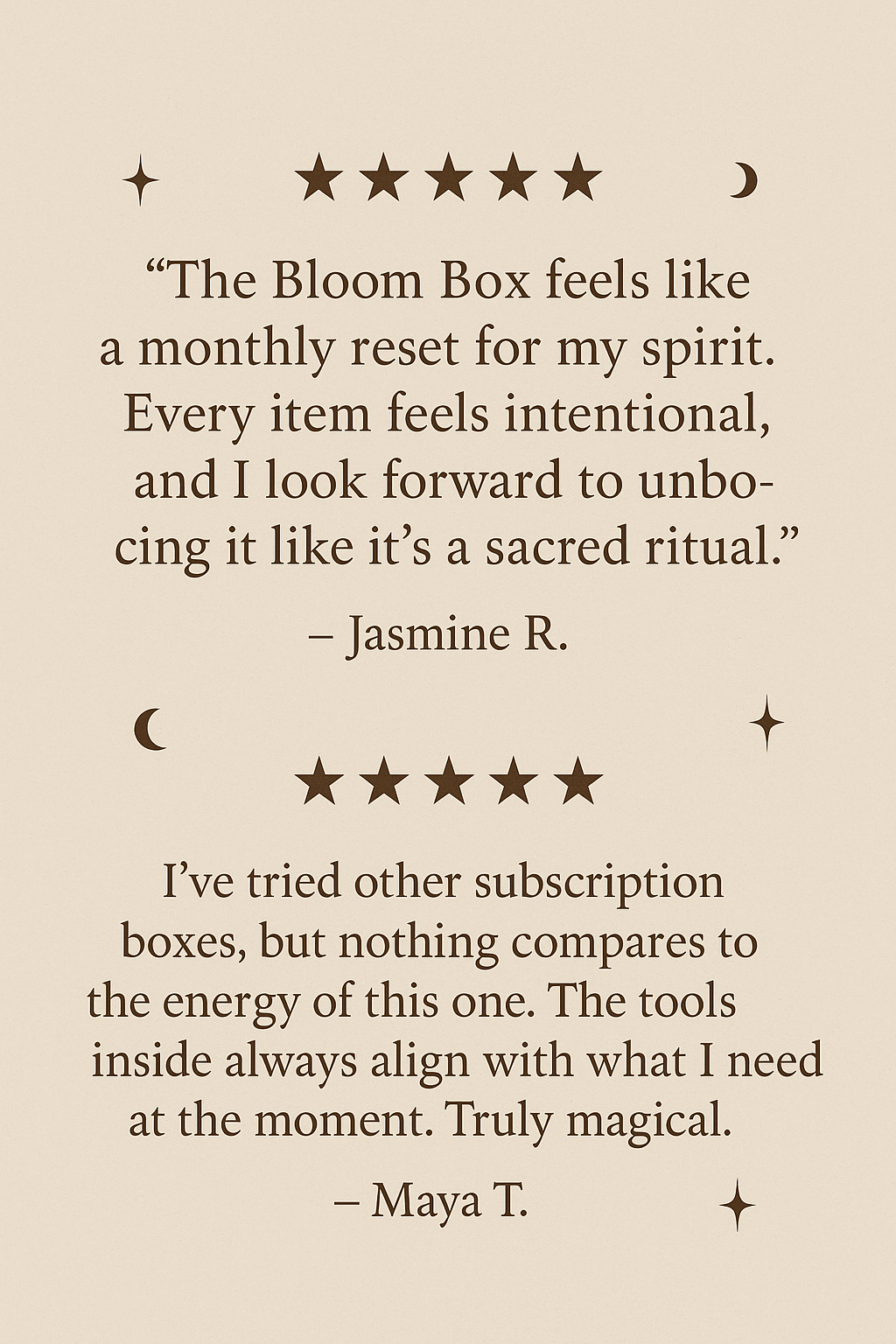 December's Bloom Box: Let Go & Glow