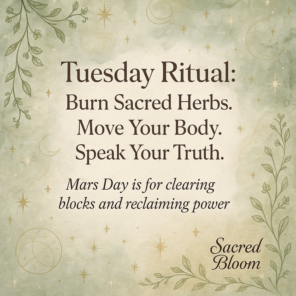 Awaken Your Warrior: Mars Day Ritual Guide